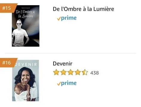 Logo Amazon associé au livre De l'Ombre à la Lumière de Marty Blind DJ