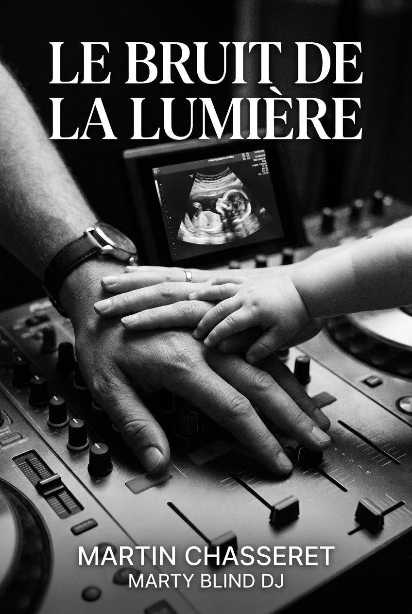 Couverture du livre Le Bruit de la Lumière de Martin Chasseret, Marty Blind DJ